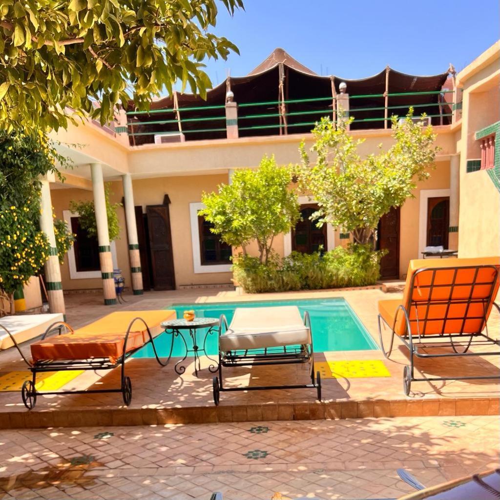 Riad Rime Garden Marrakech Lagouassem Exterior photo